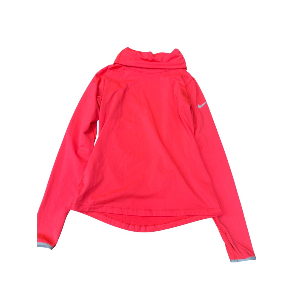 Nike Pro Hyperwarm Dri-FIT Neon Pink Funnel Neck Long Sleeve Top Medium